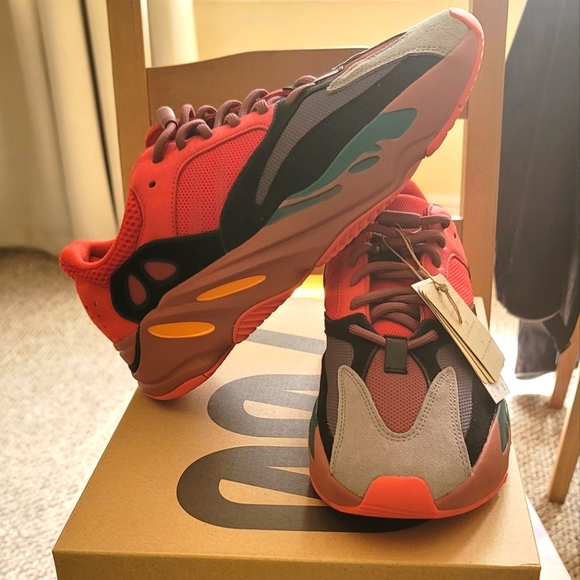 HOT Boost 700 Orange And Tan Yeezys Yeezy 700 Tan And